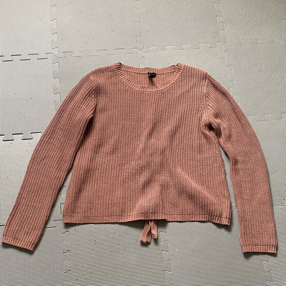 Moon & Madison Mauve Knit Sweater